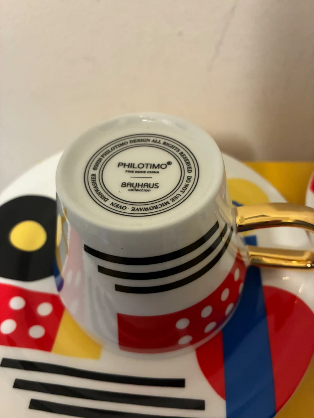 Philotimo Bauhaus Fine Bone China Cup and Saucer Set - photo 5