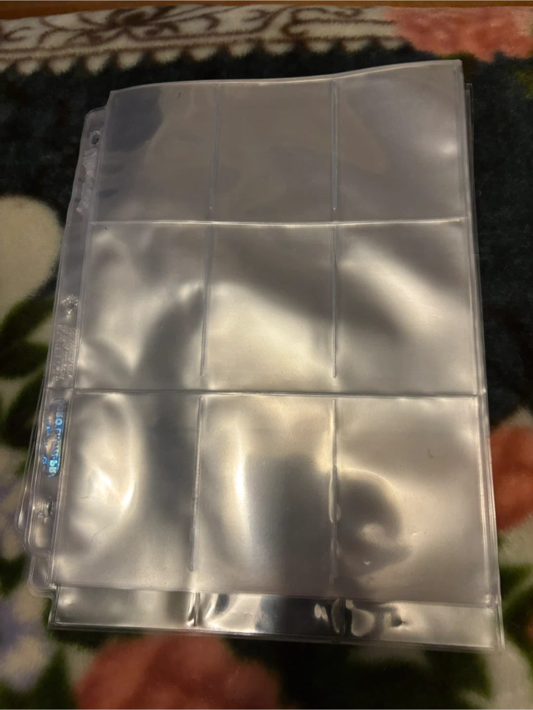 Pokemon card sleeve sheets