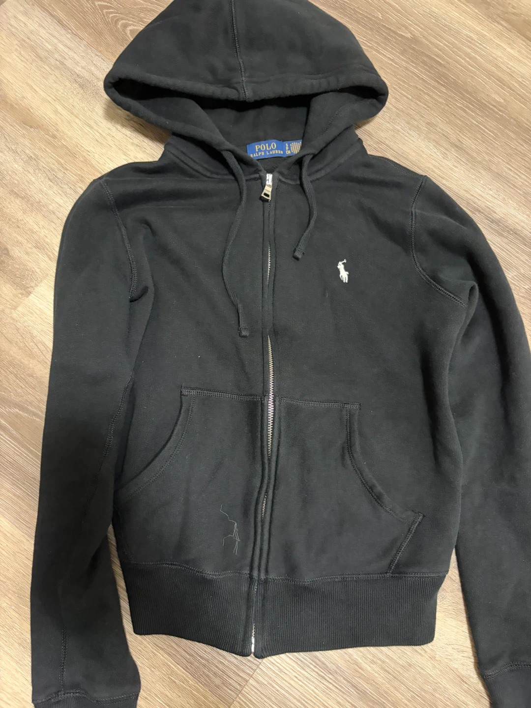 Polo Ralph Lauren Black Zip-Up Hoodie