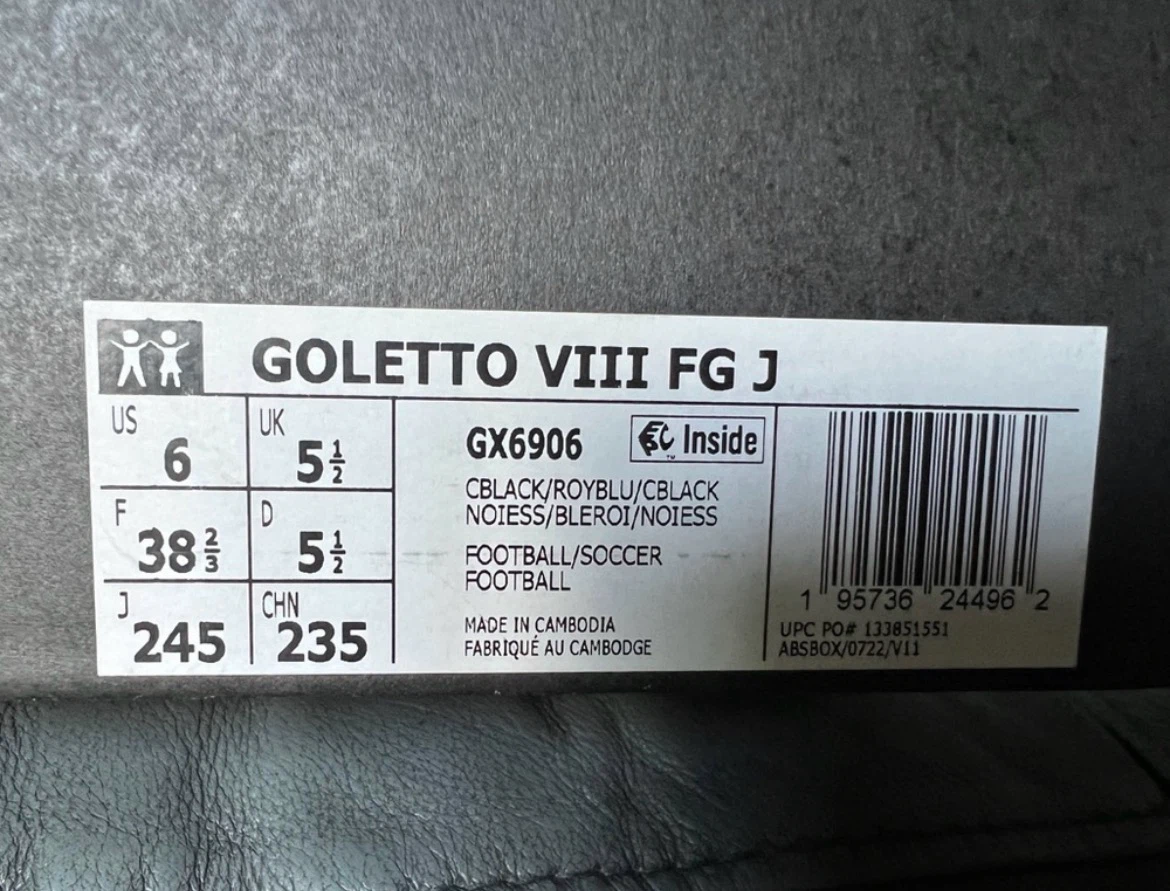 Adidas Goletto VIII FG J Soccer Cleats - photo 5