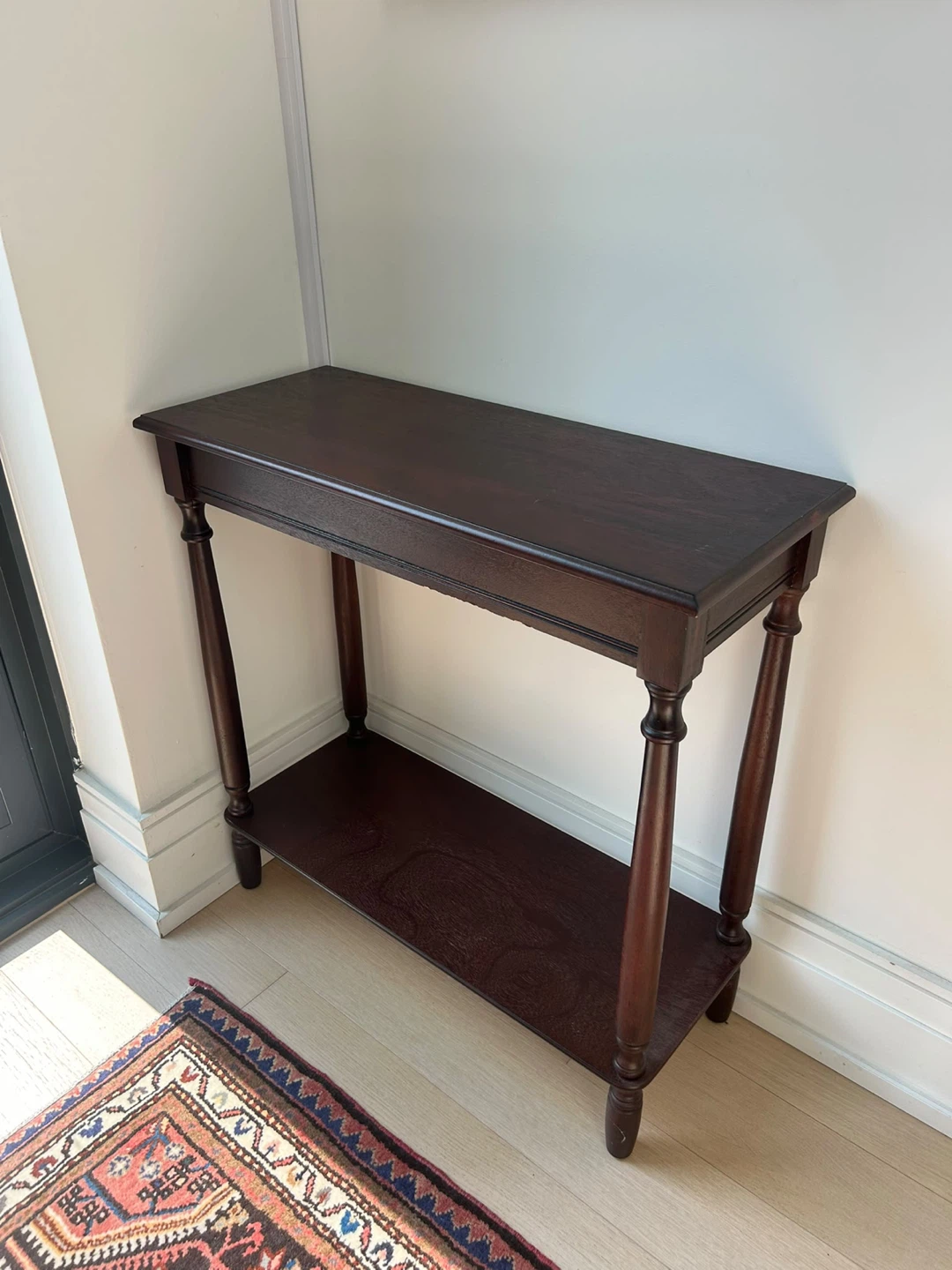 Dark Wood Console Table