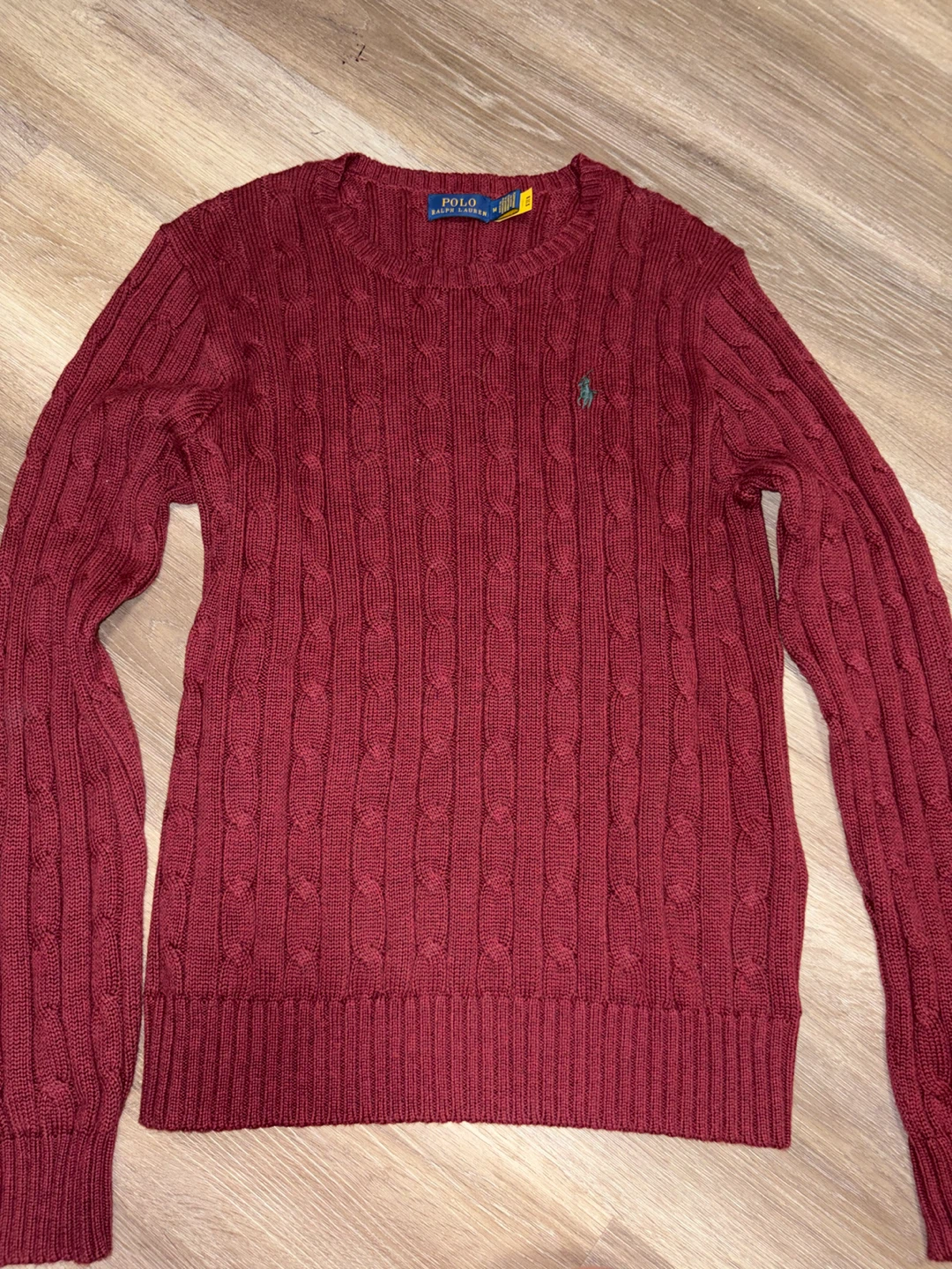 Polo Ralph Lauren Cable-Knit Sweater - Burgundy