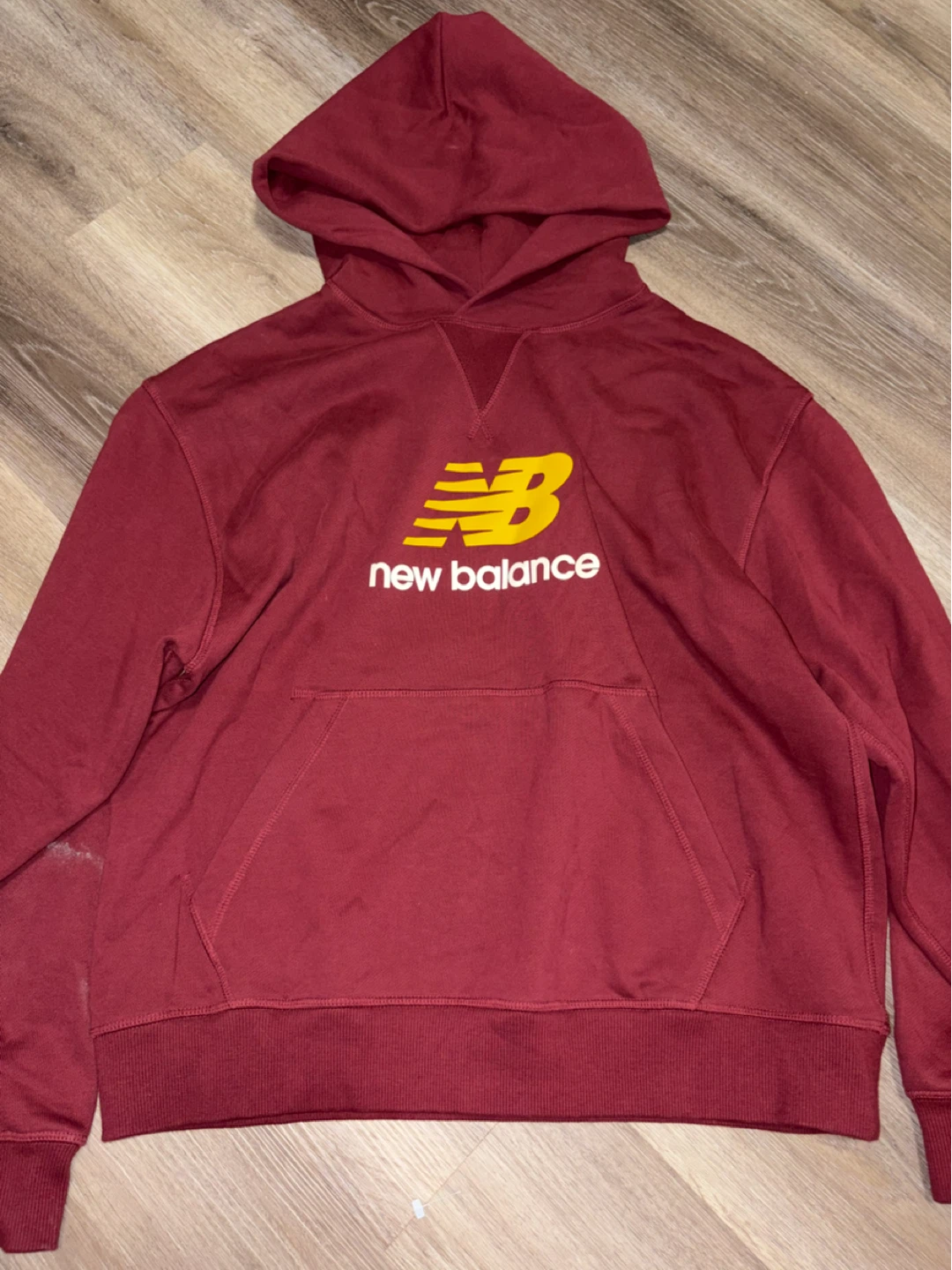 New Balance Maroon Hoodie