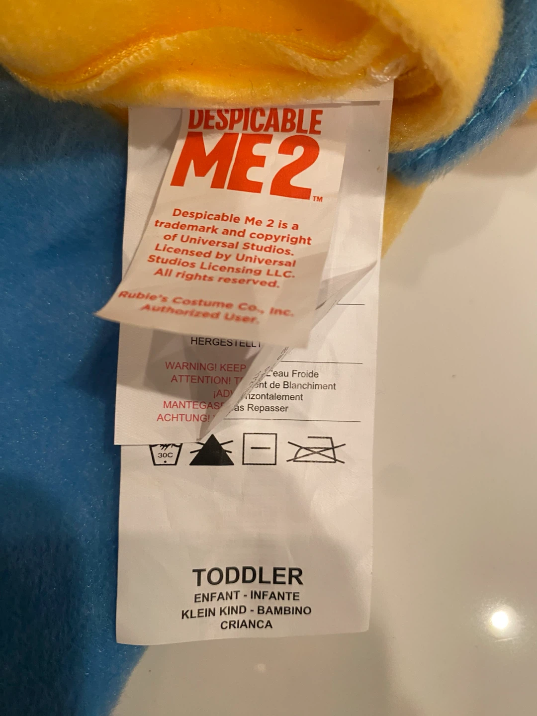Despicable Me 2 Minion Dave Costume - Toddler 2T - photo 5
