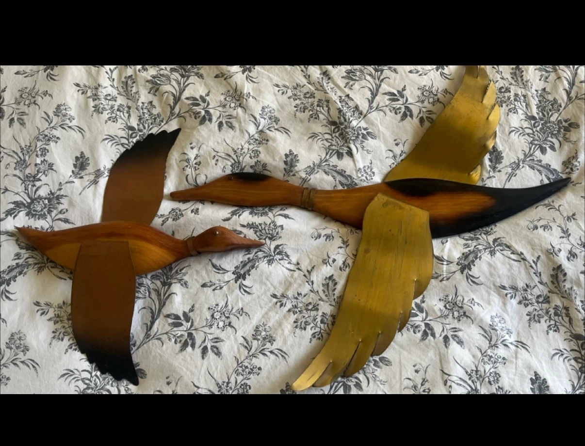 Mid Century Modern Masketeer Duck Wall Art