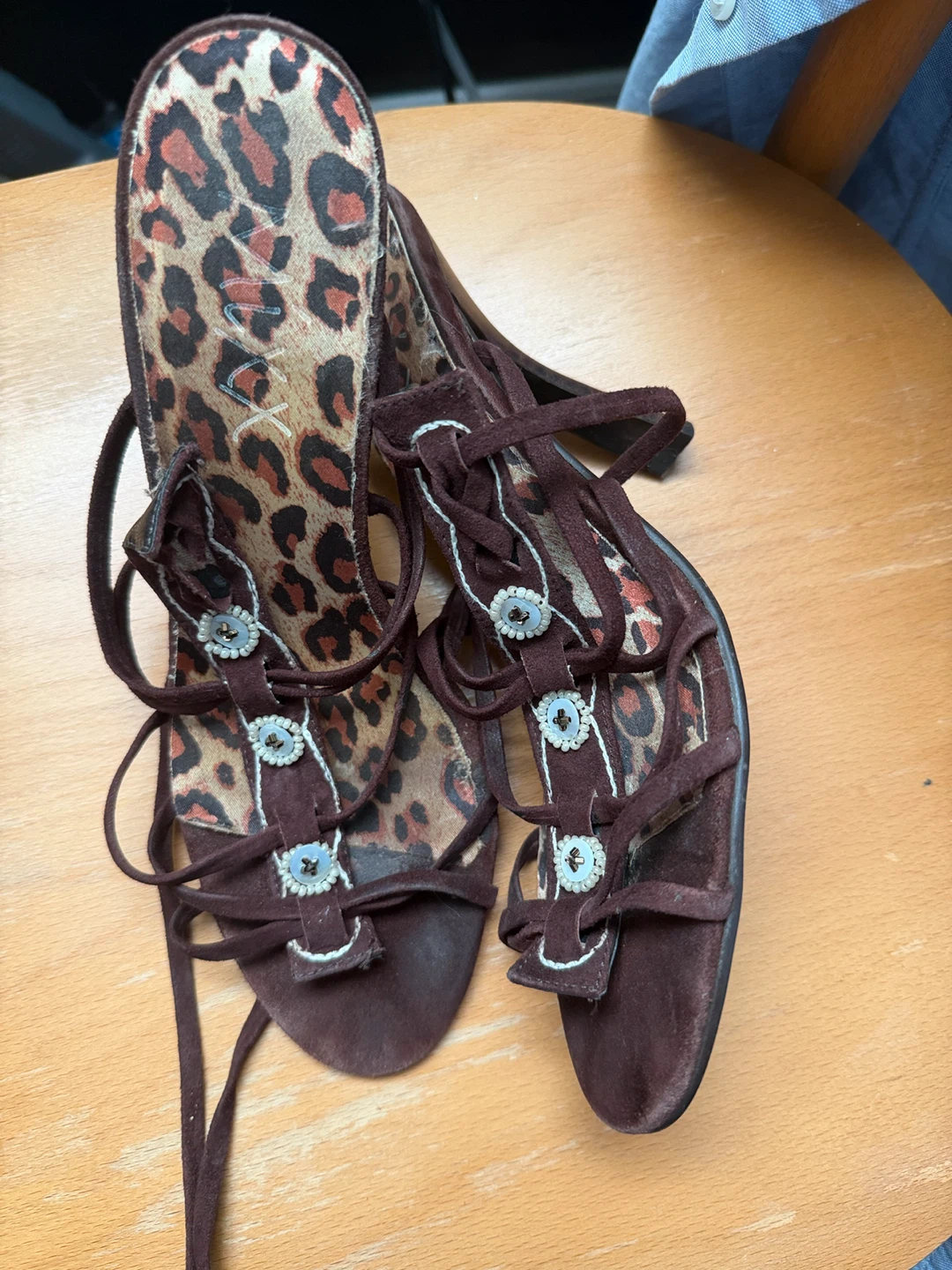 Mux Brown Suede Sandals - photo 2