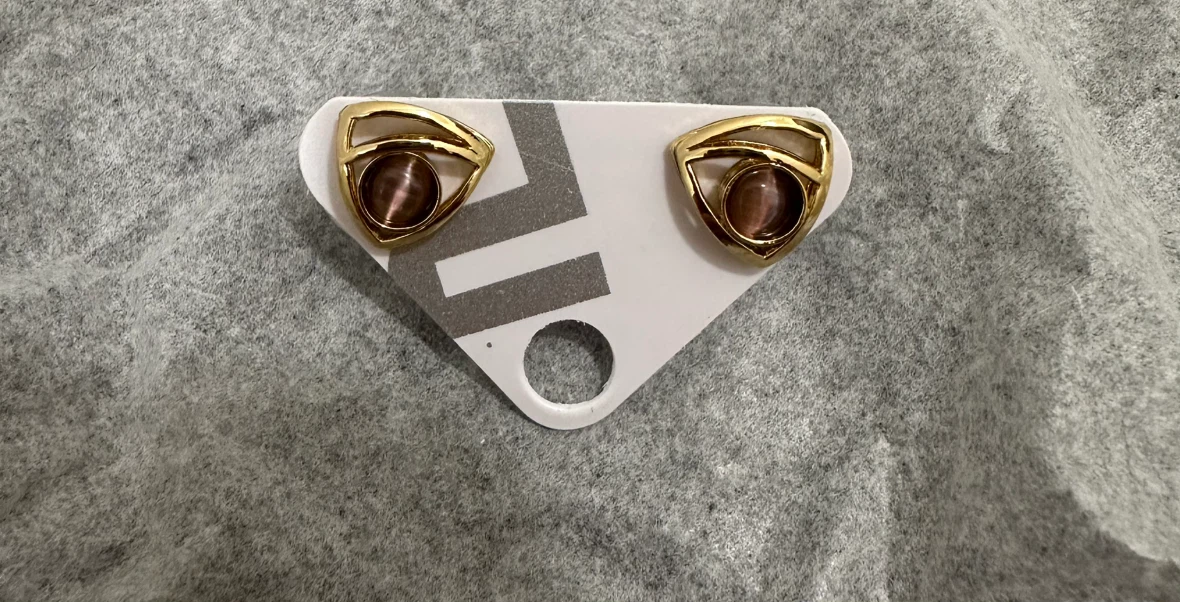Brand NEW Christophe Poly Crono Design Earrings