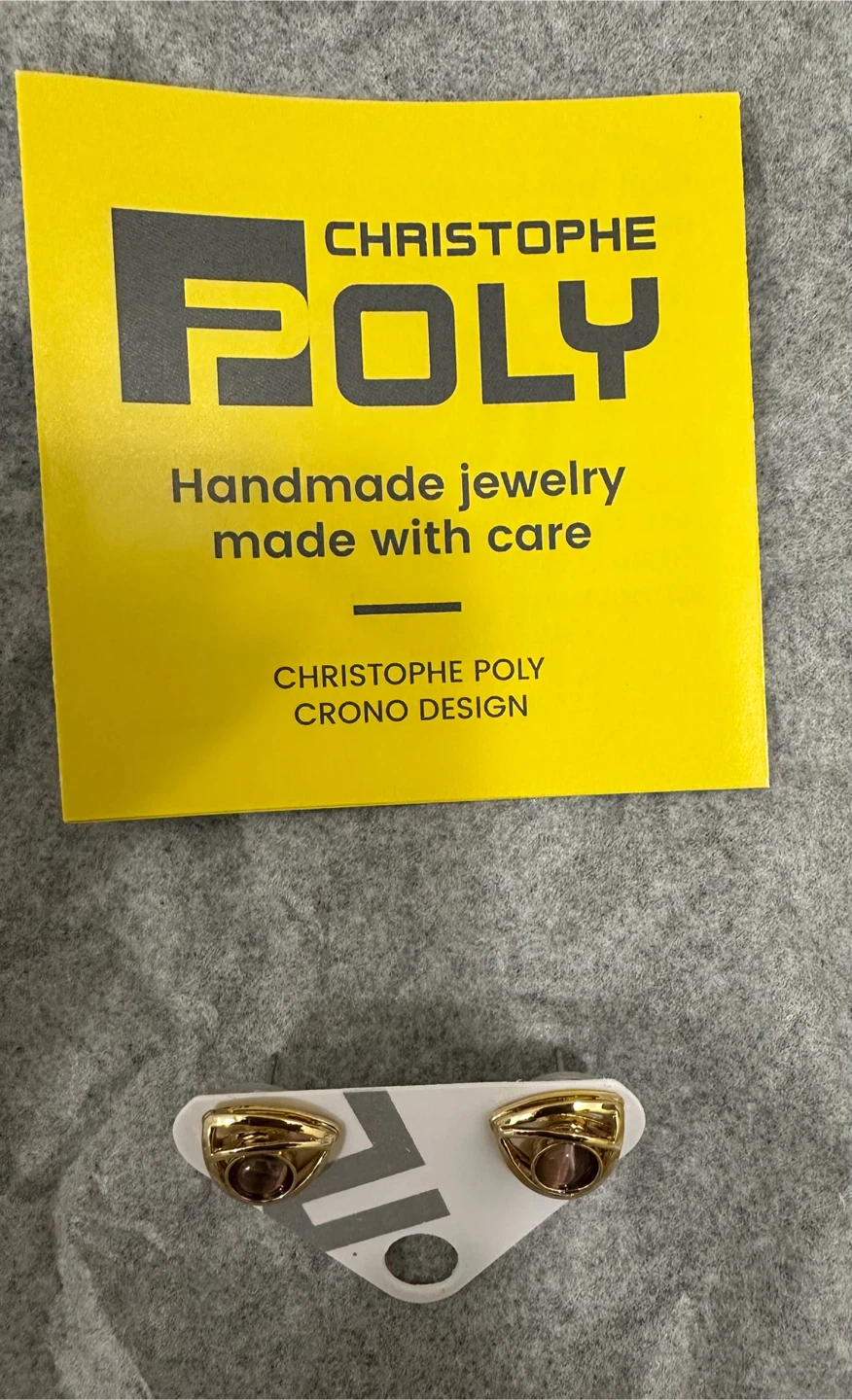 Brand NEW Christophe Poly Crono Design Earrings - photo 4