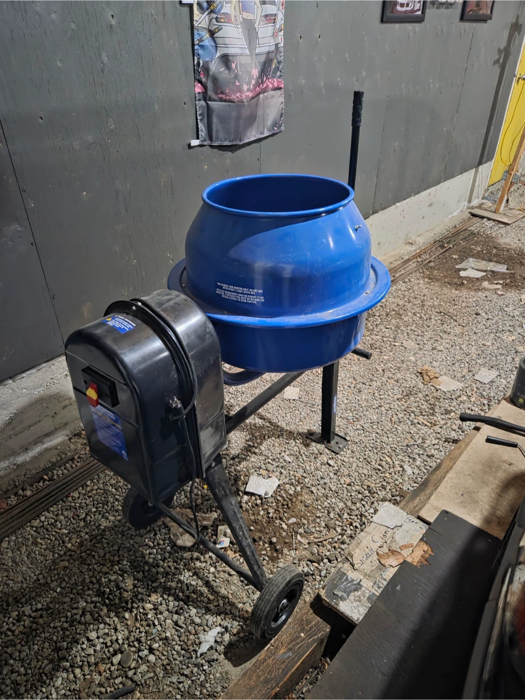 Power Fist 3-1/2 Cubic Ft Cement Mixer - photo 5