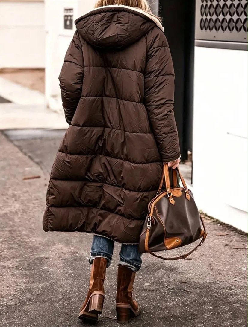 Reversible Hooded Puffer Coat - photo 2