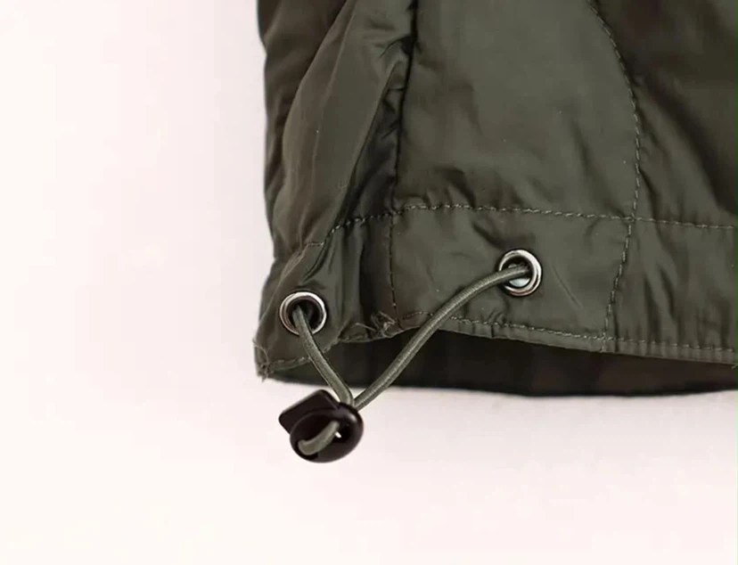Quilted Olive Drawstring Pants - photo 4