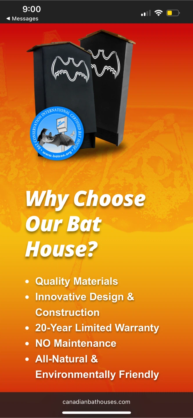 Canadian Bat Houses The Motel Bat Box - photo 2
