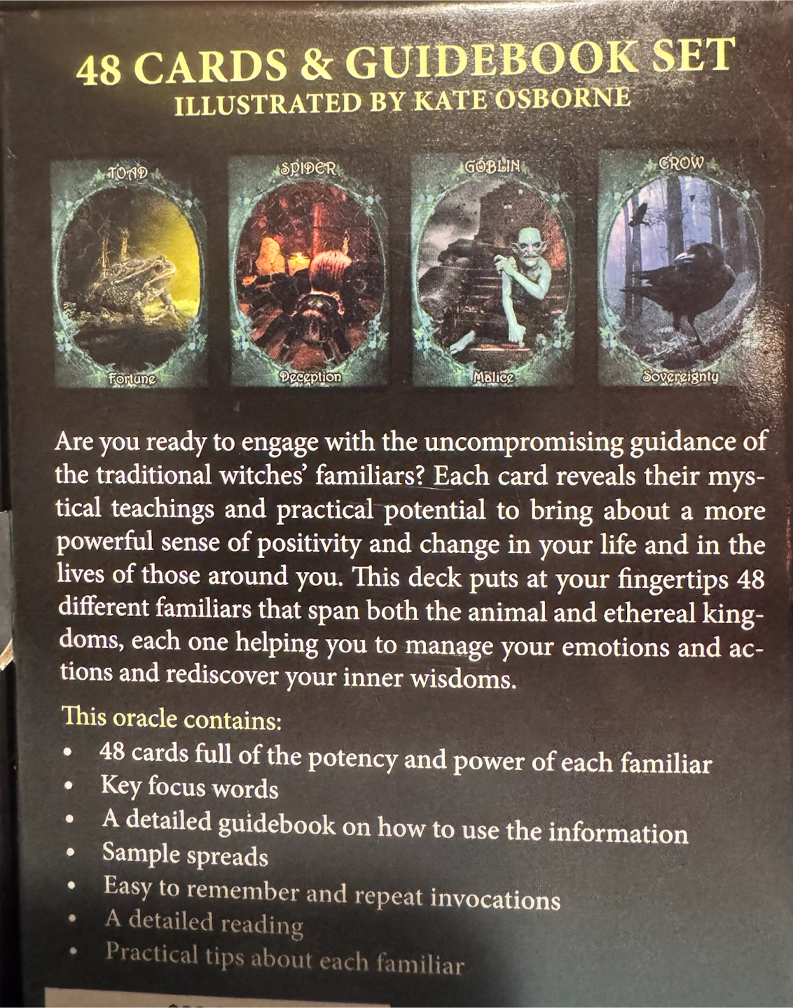 Witches’ Familiars Oracle Cards - photo 4