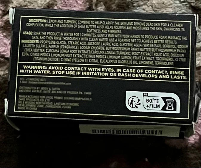 Body & Earth Lemon Turmeric Kojic Acid Soap - photo 3