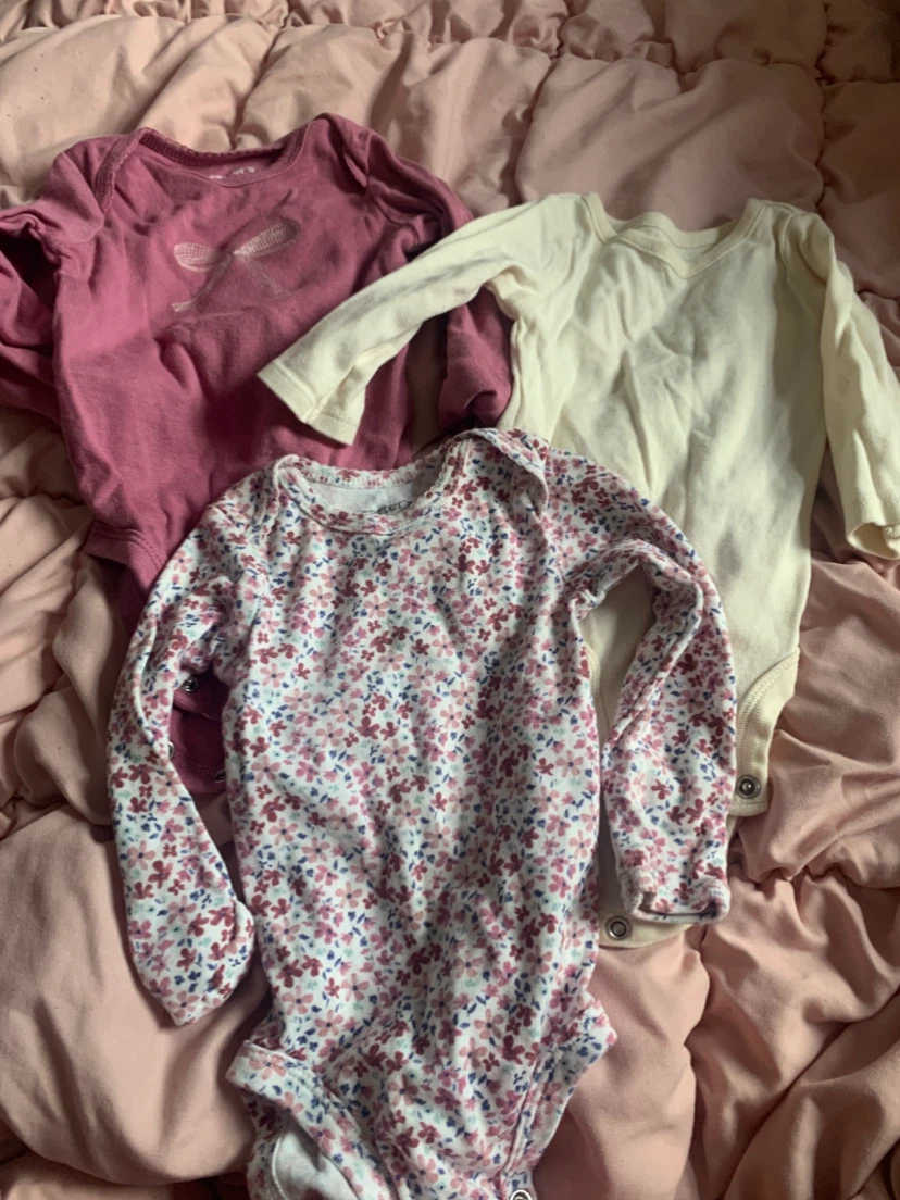 Carter's Baby Long Sleeve Bodysuits, Set of 3