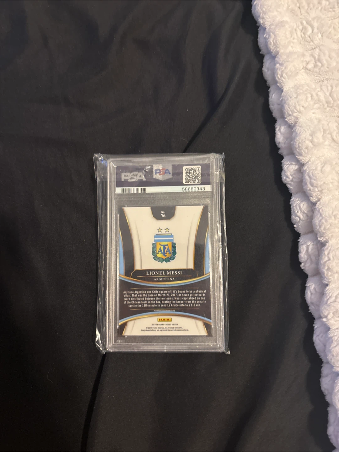 2017 Panini Select Lionel Messi PSA 9 - photo 2