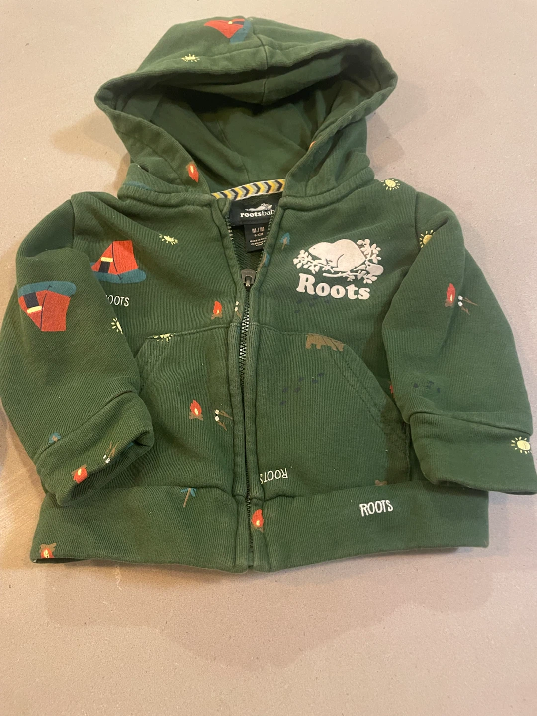 Roots Baby Zip-Up Hoodie 6-12M
