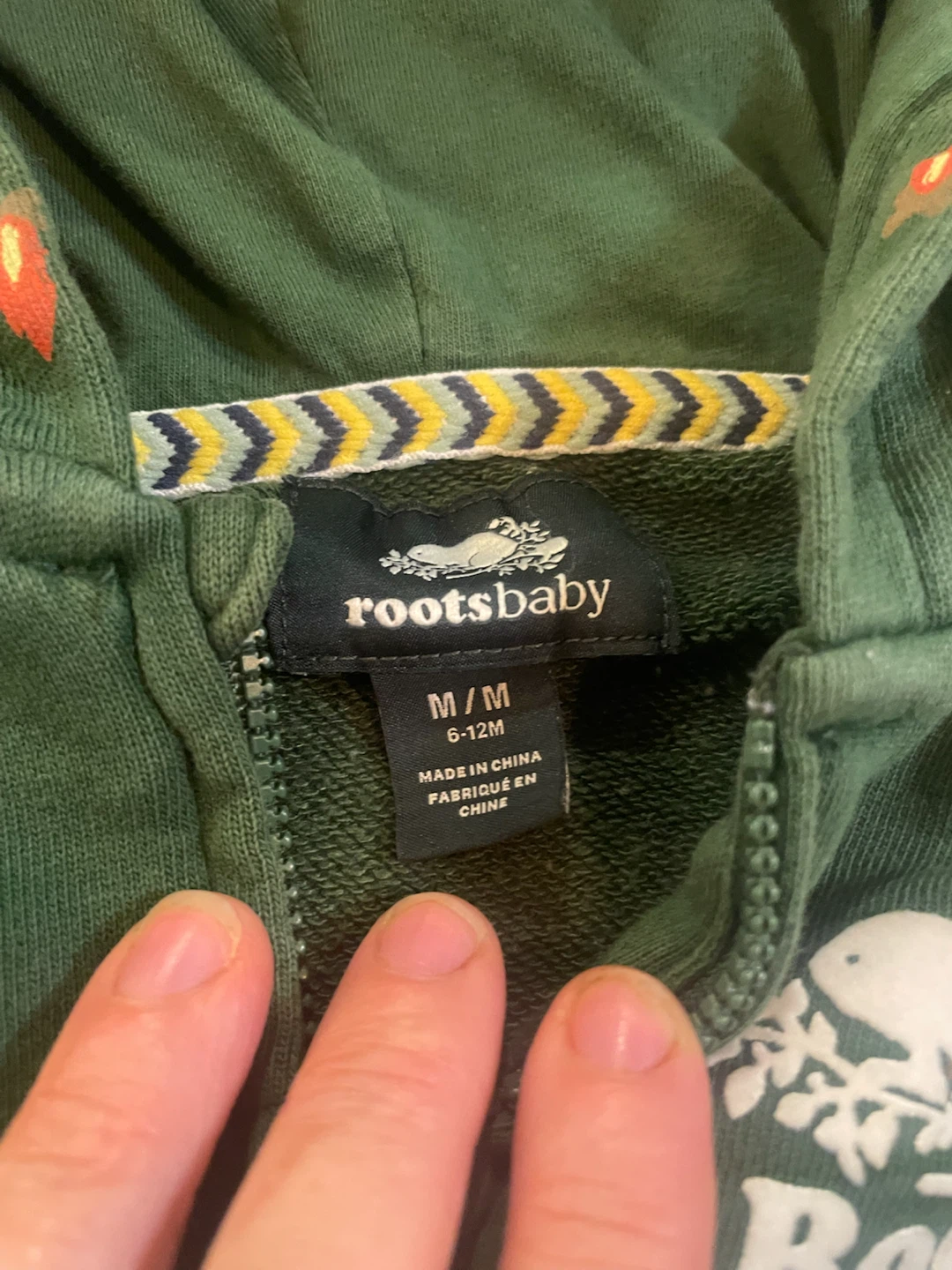 Roots Baby Zip-Up Hoodie 6-12M - photo 2