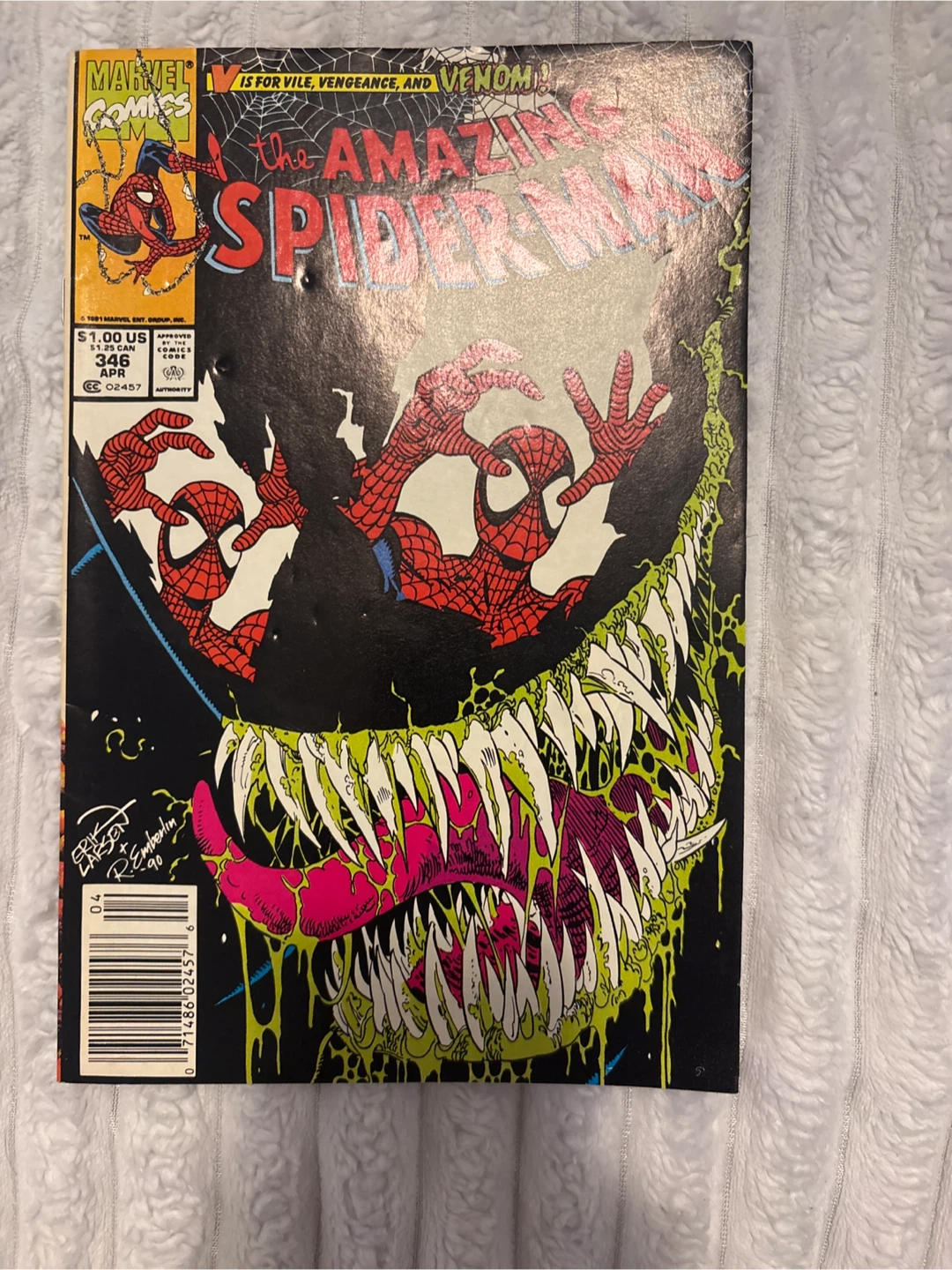 The Amazing Spider-Man #346 Comic Book