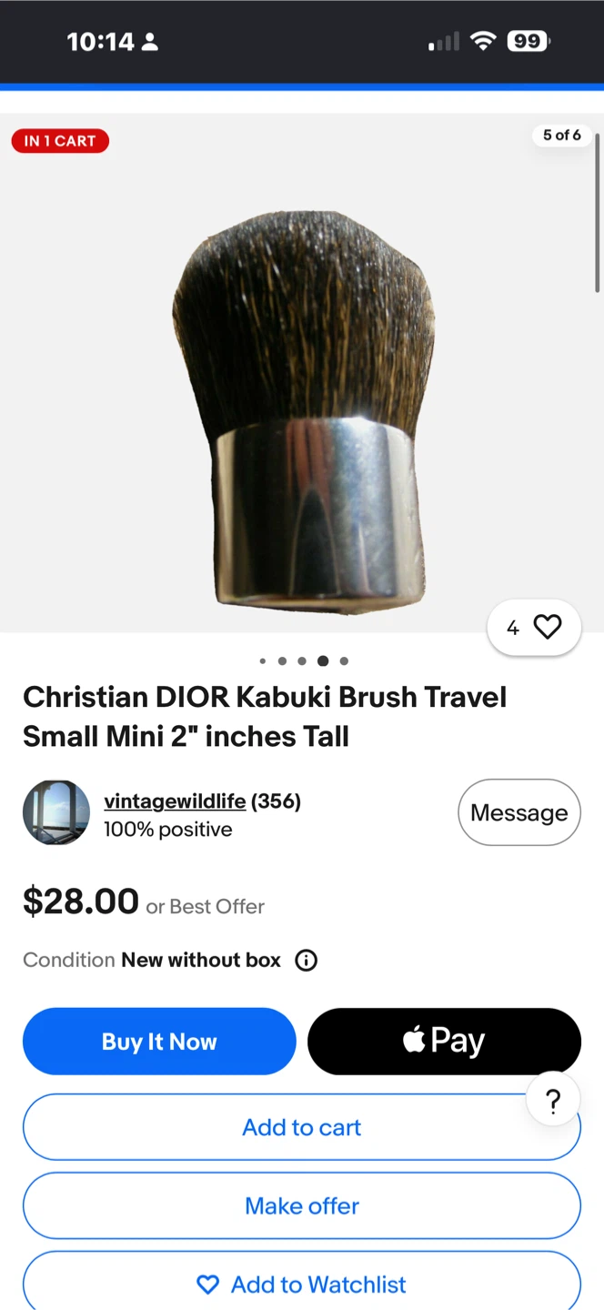 Christian Dior Mini Kabuki Brush - photo 2