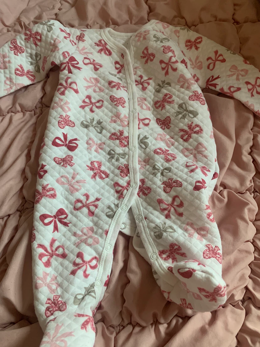 Quilted Baby Footie Pajamas and Pants Set