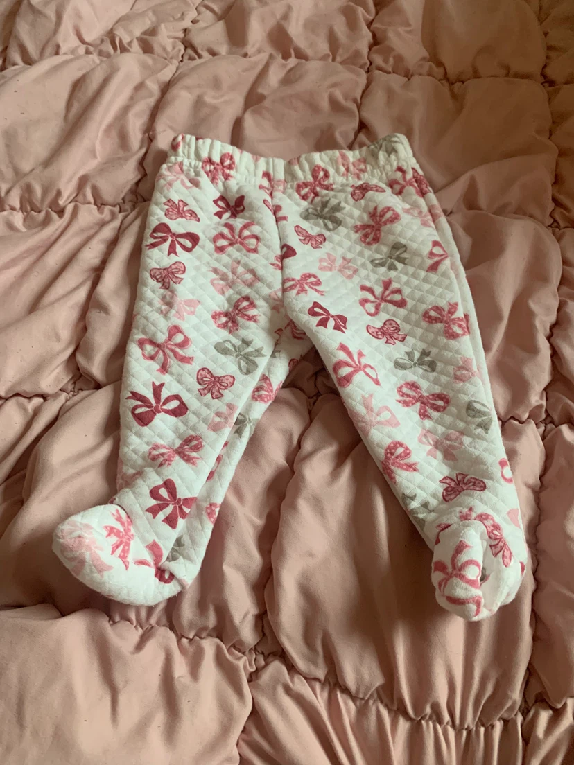 Quilted Baby Footie Pajamas and Pants Set - photo 2