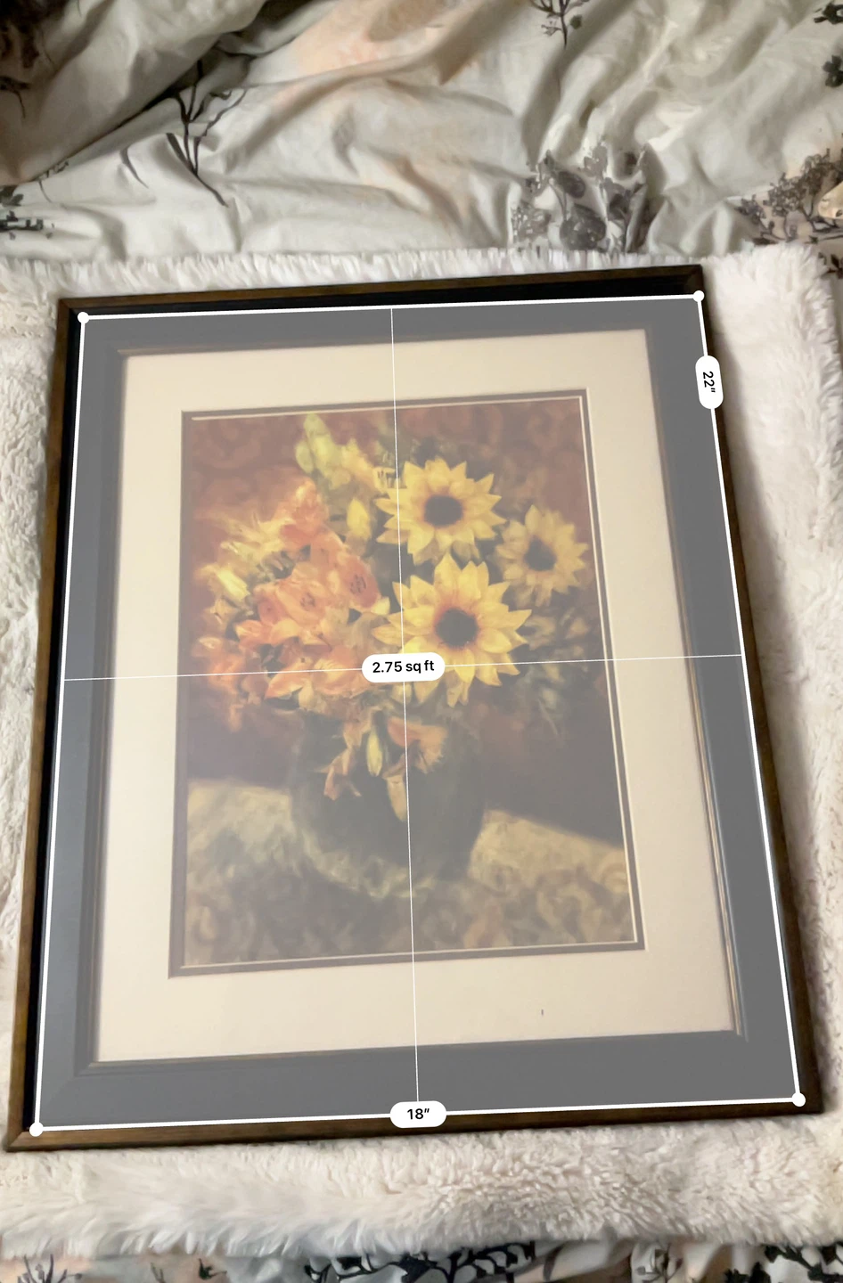 Framed Sunflower Art - photo 4