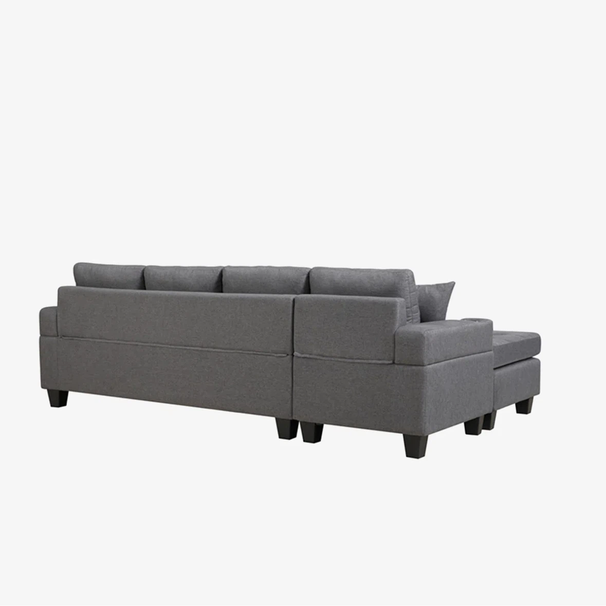 Brand New Grey Sectional Sofa with Reversible Chaise - photo 5
