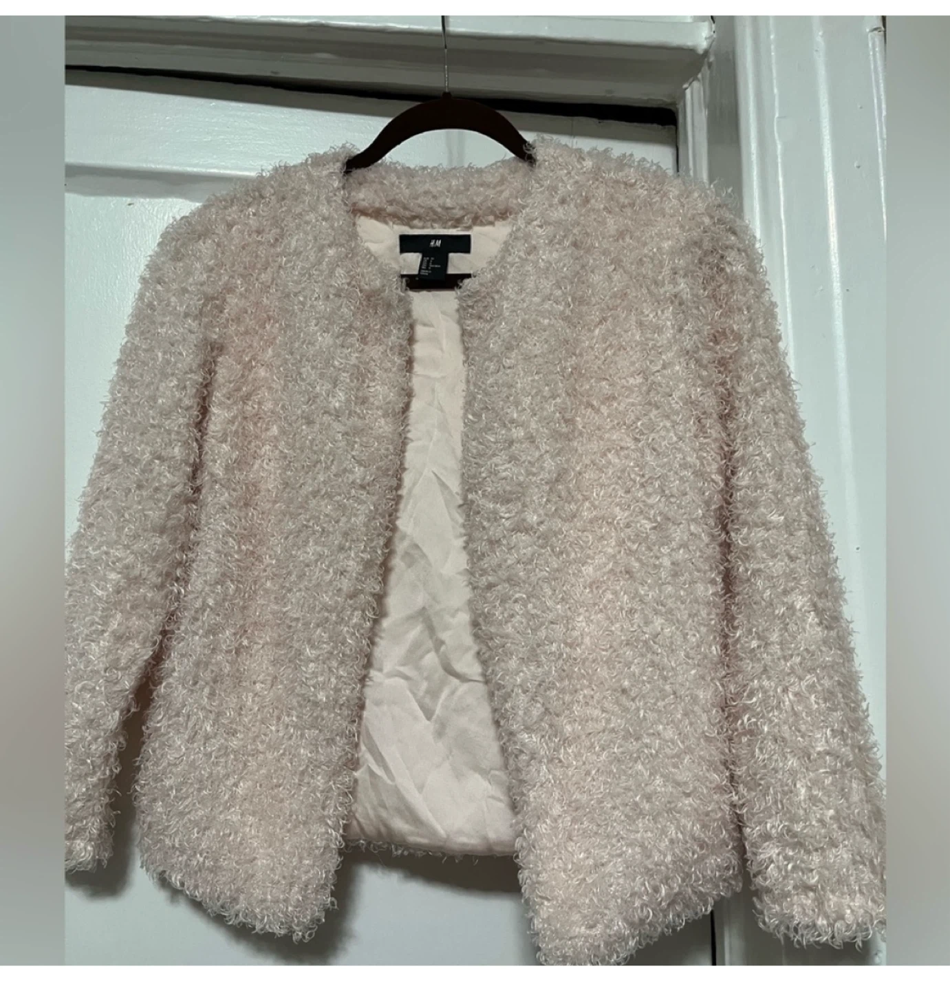 H&M Textured Shaggy Jacket