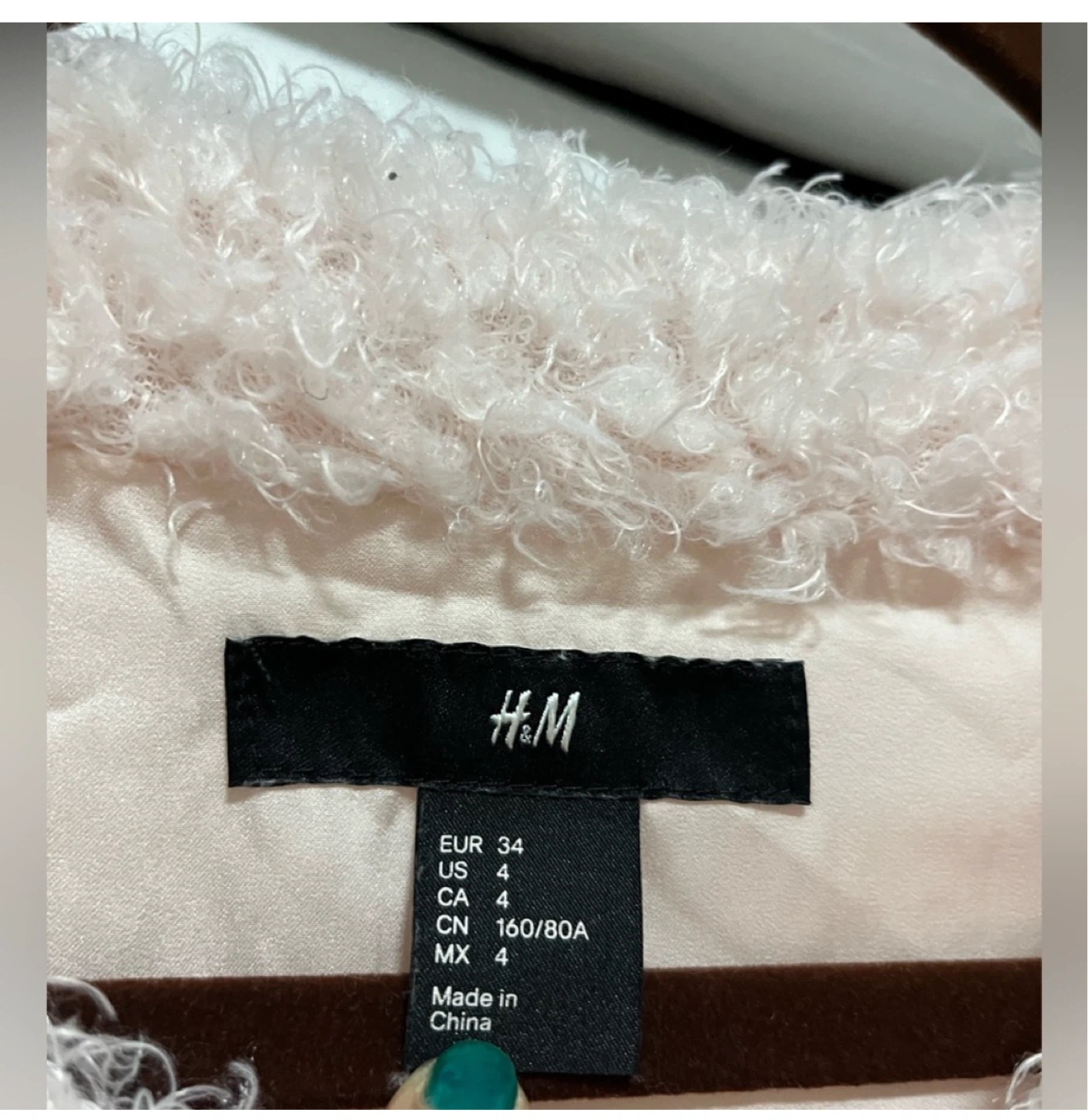 H&M Textured Shaggy Jacket - photo 4