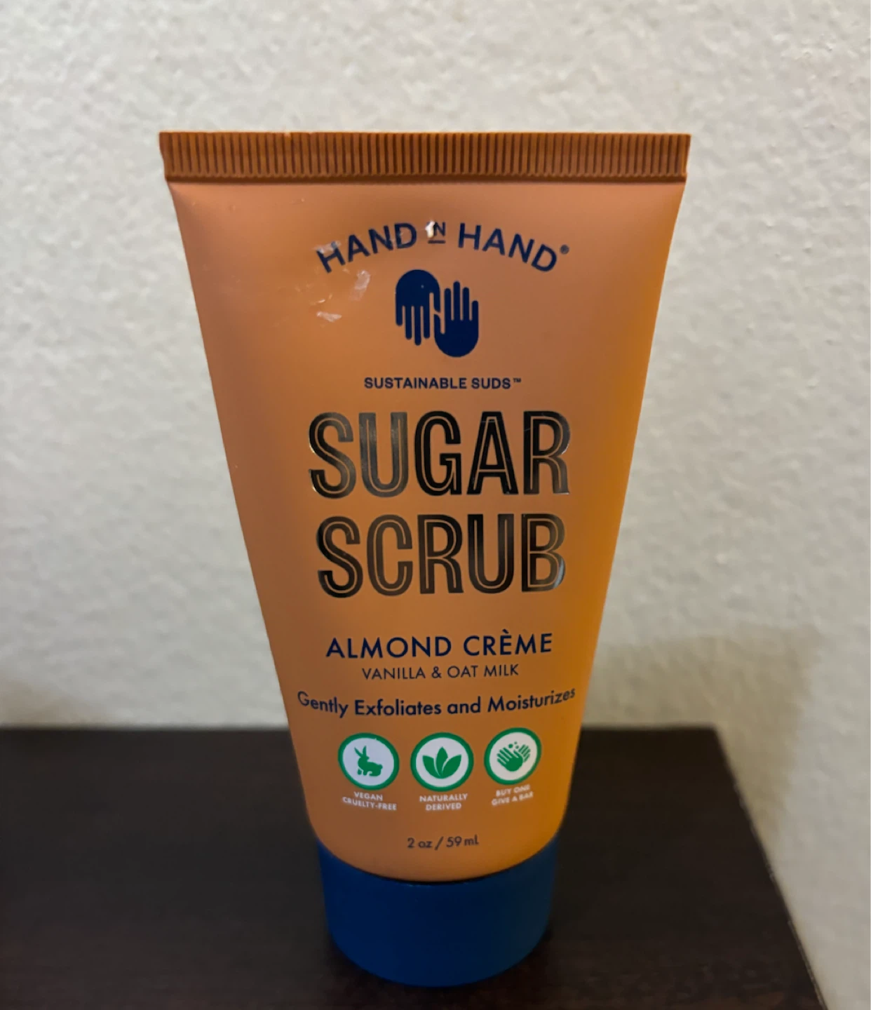 NEW-Hand in Hand Sugar Scrub Almond Crème
