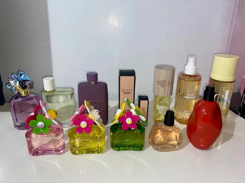 Designer perfumes and makeup