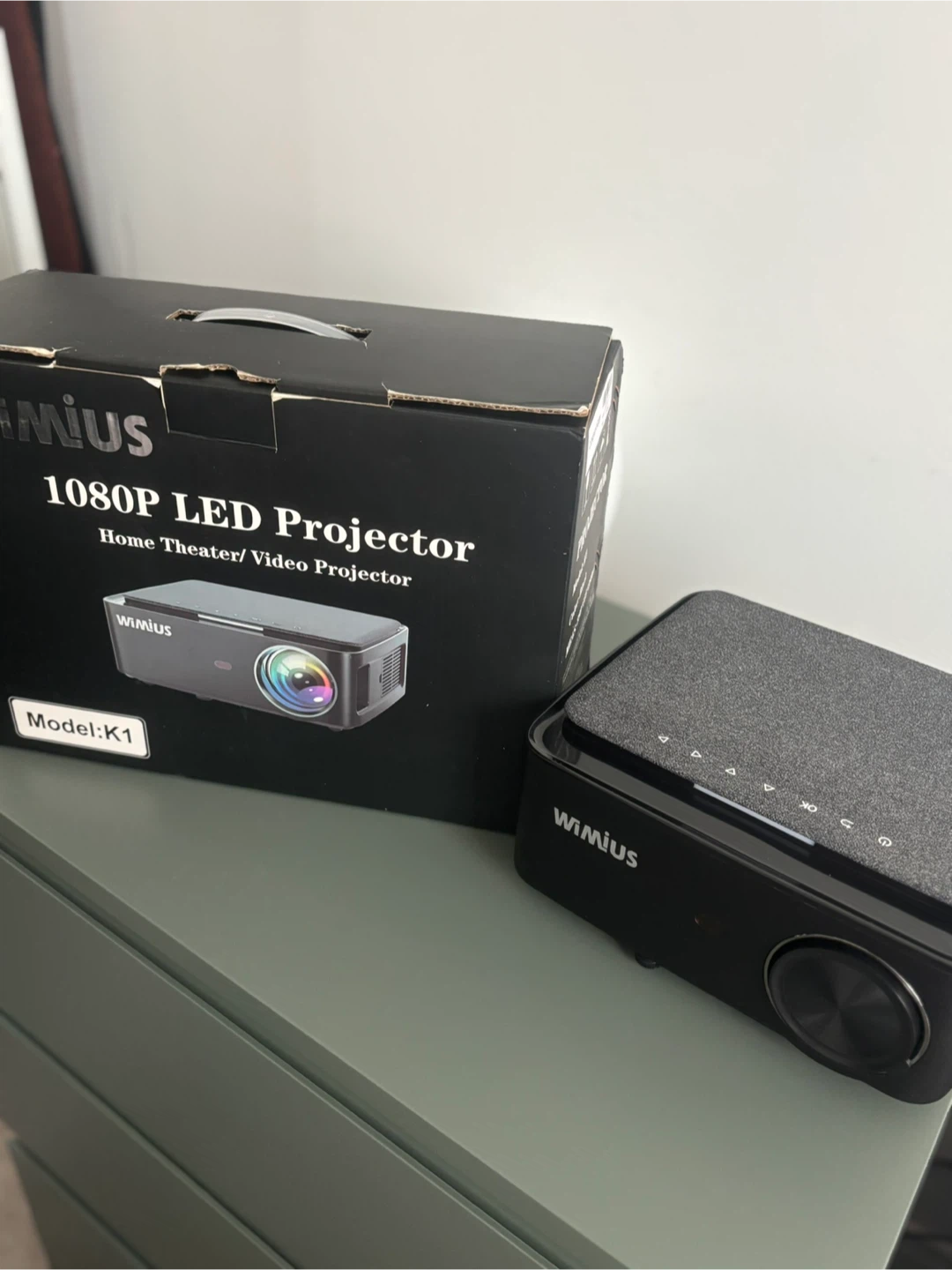 WiMiUS K1 1080P LED Projector