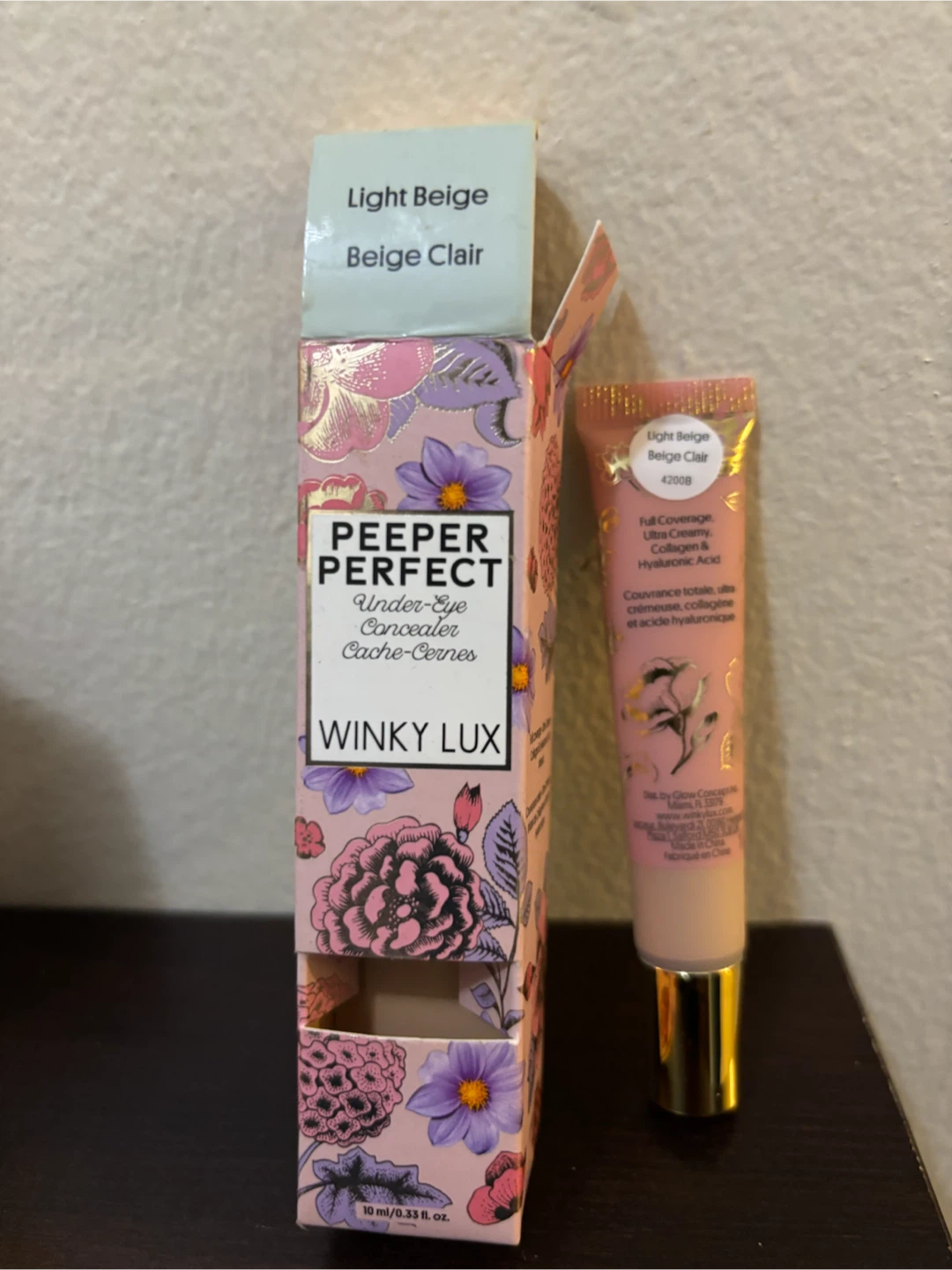 NEW-Winky Lux Peeper Perfect Under-Eye Concealer Light Beige