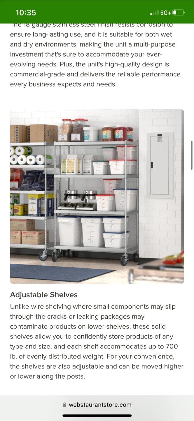 Regency Spec Line Stainless Steel Mobile Shelving - photo 2