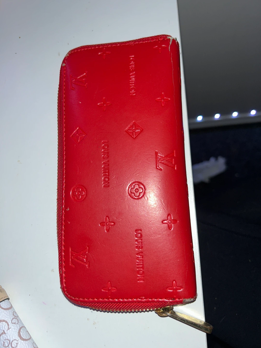 Louis Vuitton Red Zip-Around Wallet - photo 2