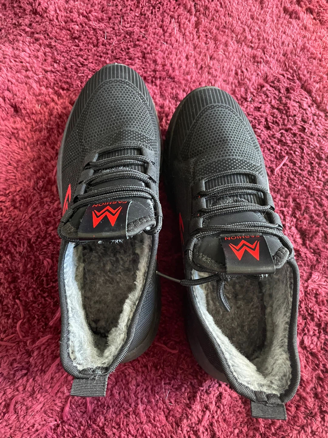 (Unused)Black Fashion Sport Sneakers