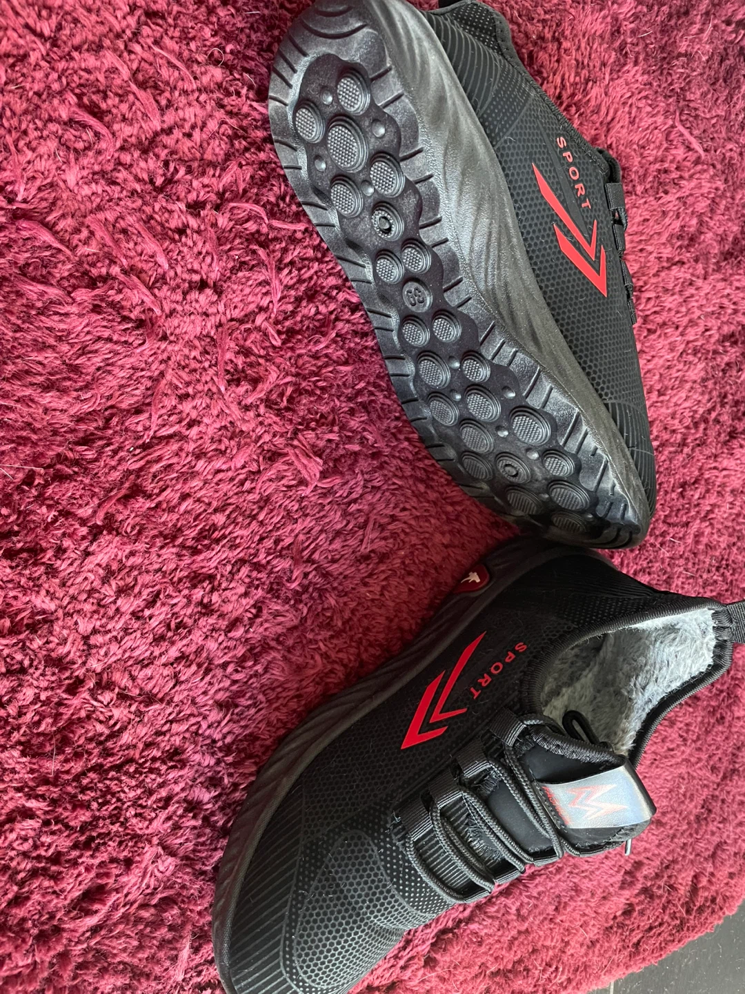 (Unused)Black Fashion Sport Sneakers - photo 2