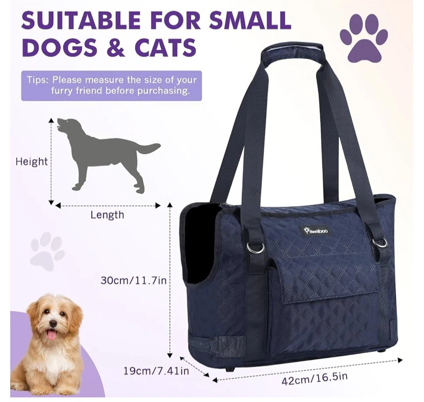 Pawaboo Pet Carrier Bag Blue - photo 3