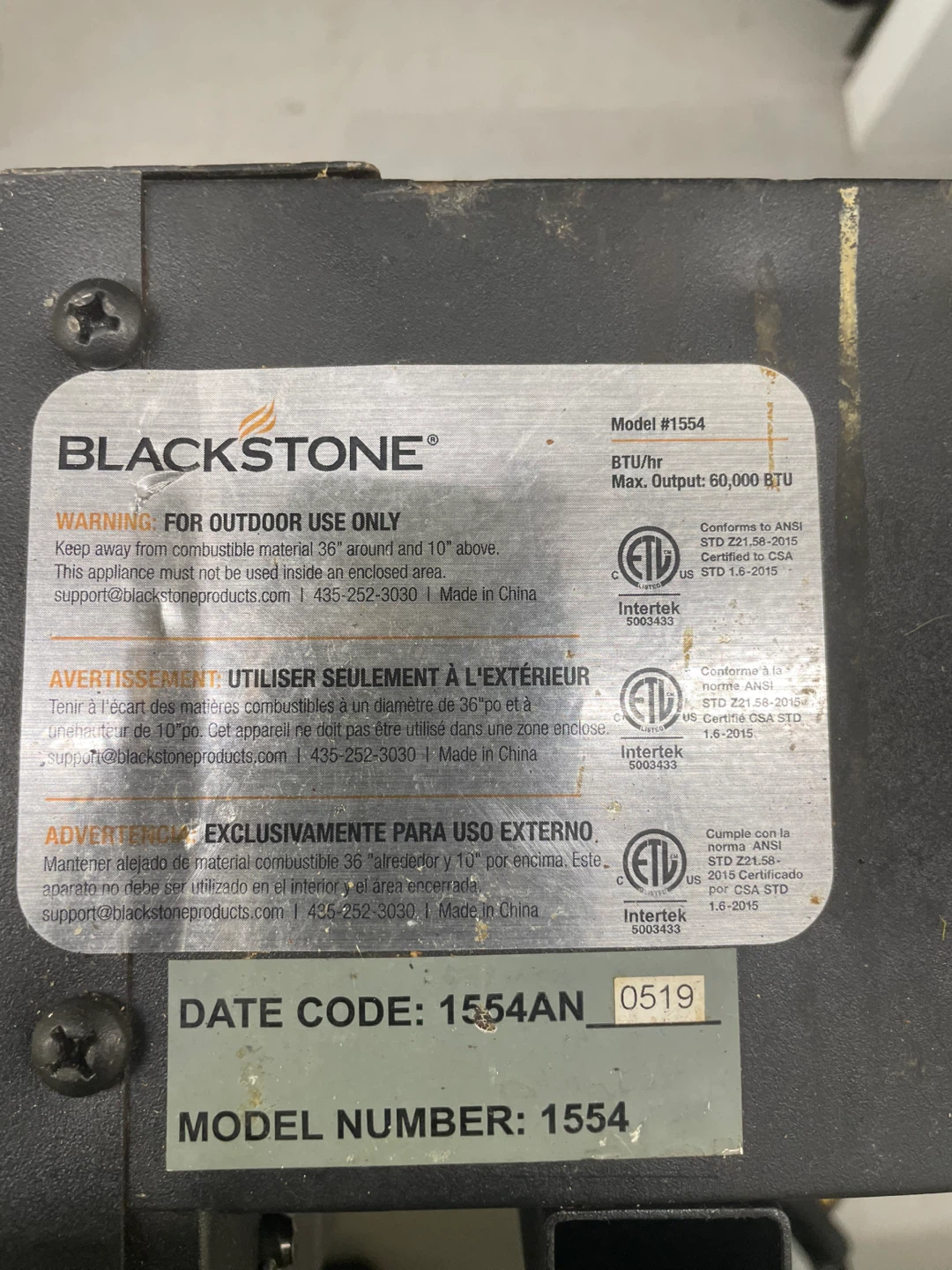 Blackstone 4-Burner Grill Base - photo 4
