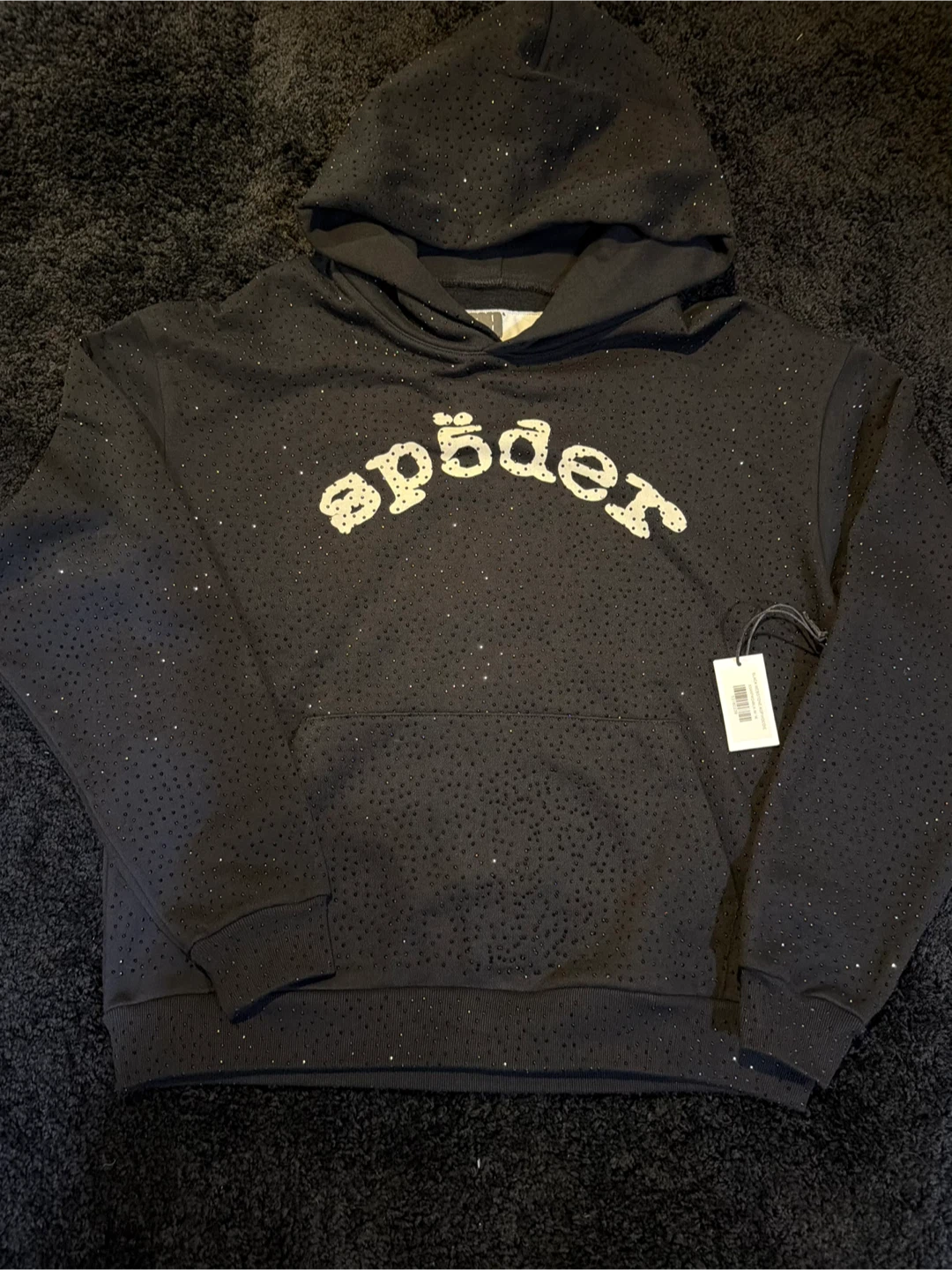 Mixed Emotion Rhinestone Full Zip Hoodie - photo 5