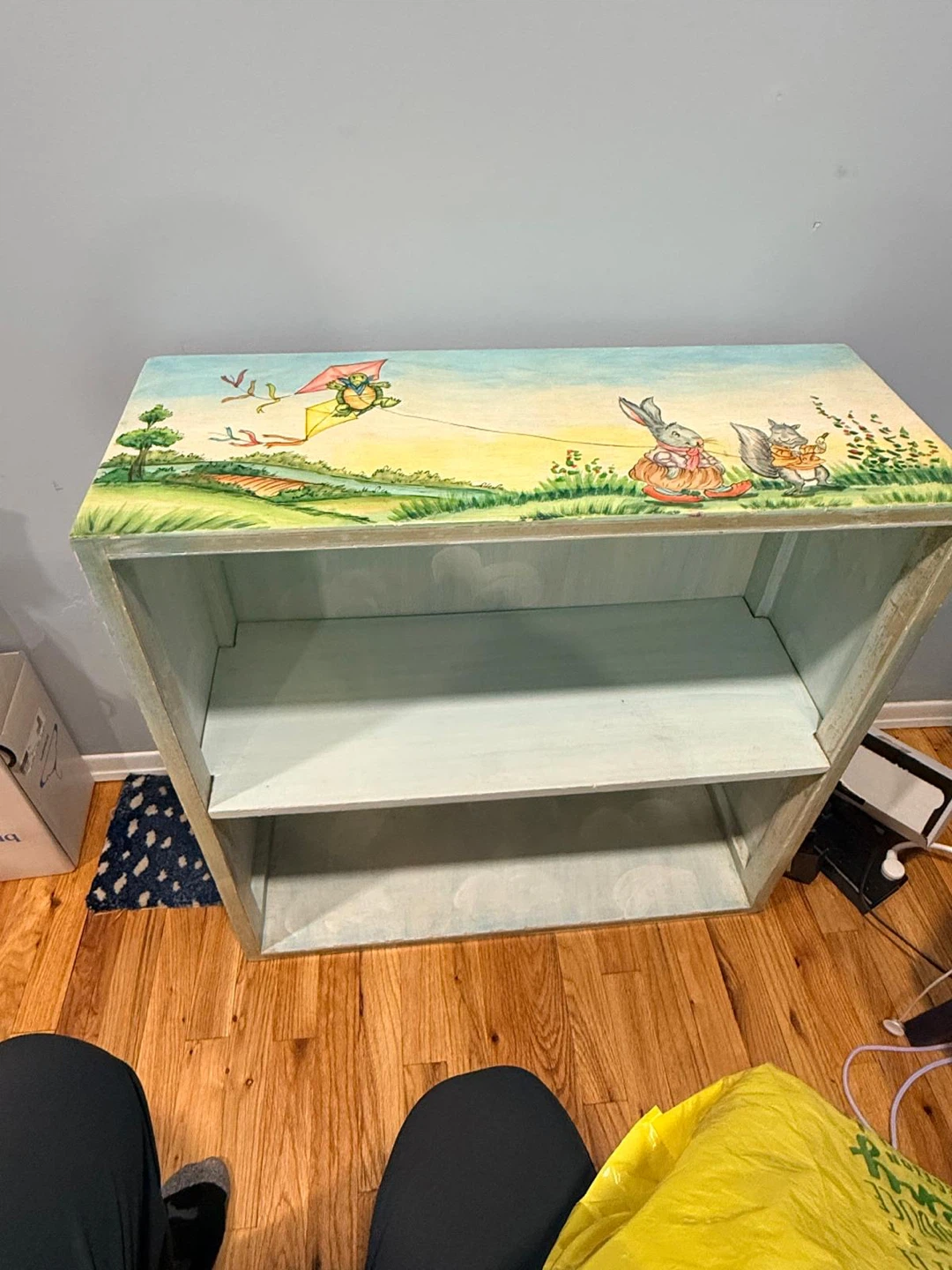 Hand-Painted Children's Bookcase