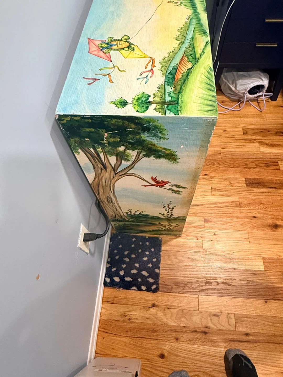 Hand-Painted Children's Bookcase - photo 2