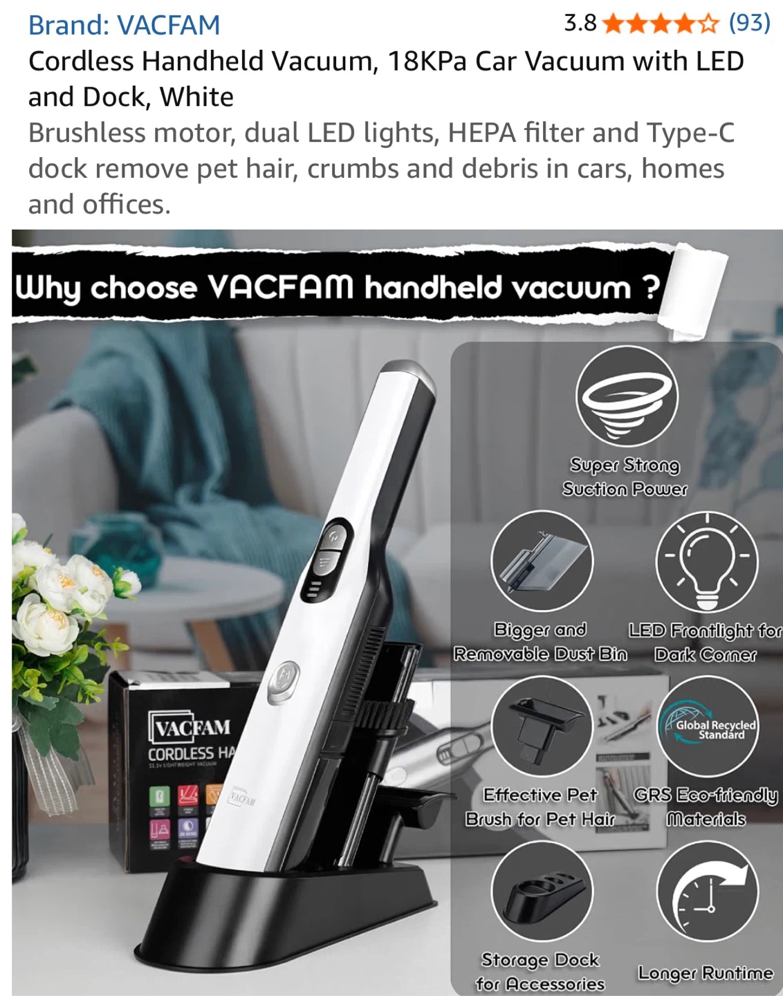 Cordless Handheld Vacuum - photo 3