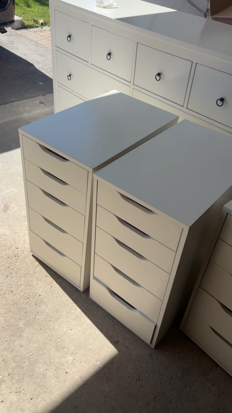 Two IKEA Alex Drawer Unitsx2
