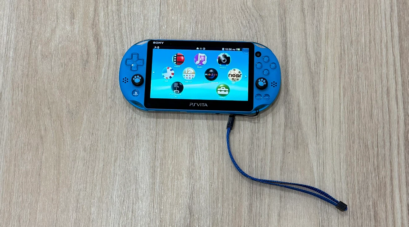 Sony PlayStation Vita Slim Console Blue with Game