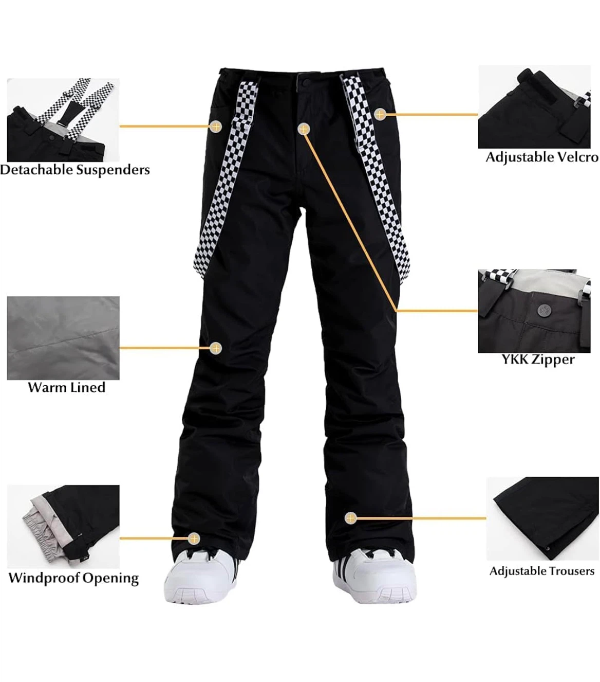GSOU SNOW Snaining Floral Ski Jacket and Black Snow Pants Set - photo 4