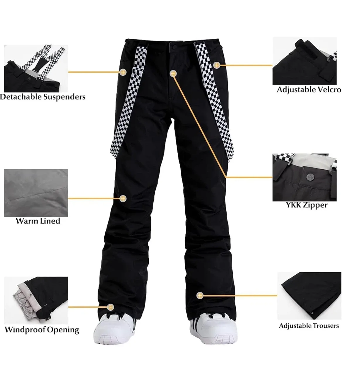 GSOU SNOW Snaining Floral Ski Jacket and Black Snow Pants Set - photo 4