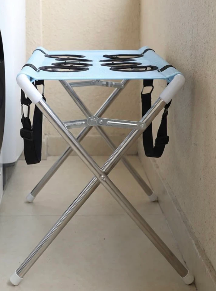 Foldable Pet Grooming Hammock with Stand (Small Dogs / Cats) - photo 3