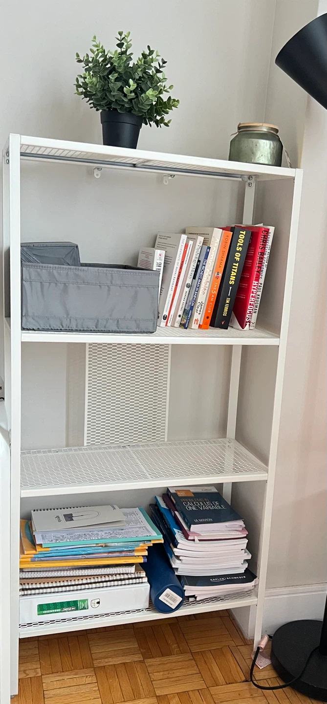 IKEA BAGGEBO White Metal Shelf Unit for sale - photo 4